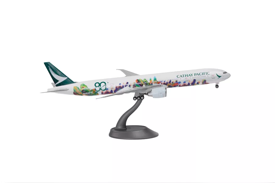 CX 國泰航空波音777-300ER「香港精神號—80周年紀念版」模型（1:200）