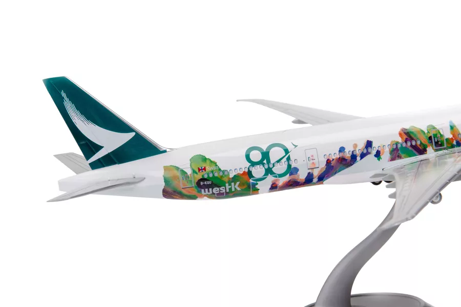 CX 國泰航空波音777-300ER「香港精神號—80周年紀念版」模型（1:200）