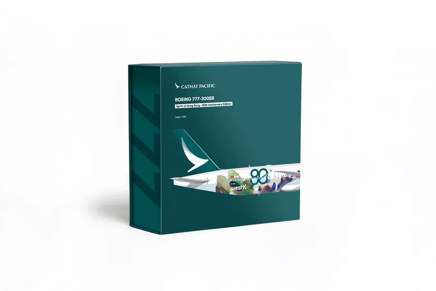 CX 國泰航空波音777-300ER「香港精神號—80周年紀念版」模型（1:200）
