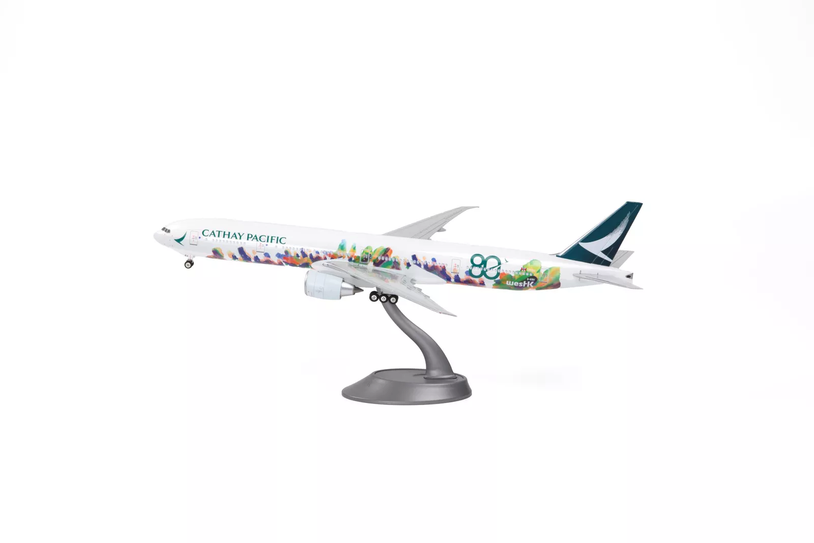 CX 國泰航空波音777-300ER「香港精神號—80周年紀念版」模型（1:200）