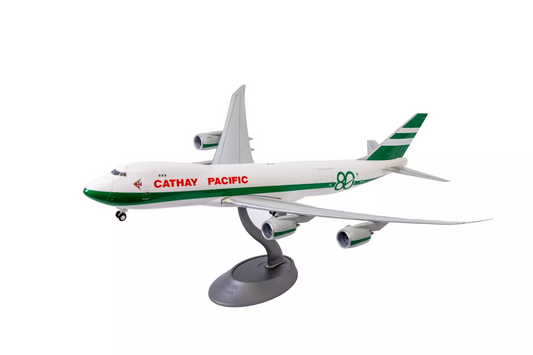 國泰航空 波音747-8F 80週年紀念塗裝 貨機模型（1:200）